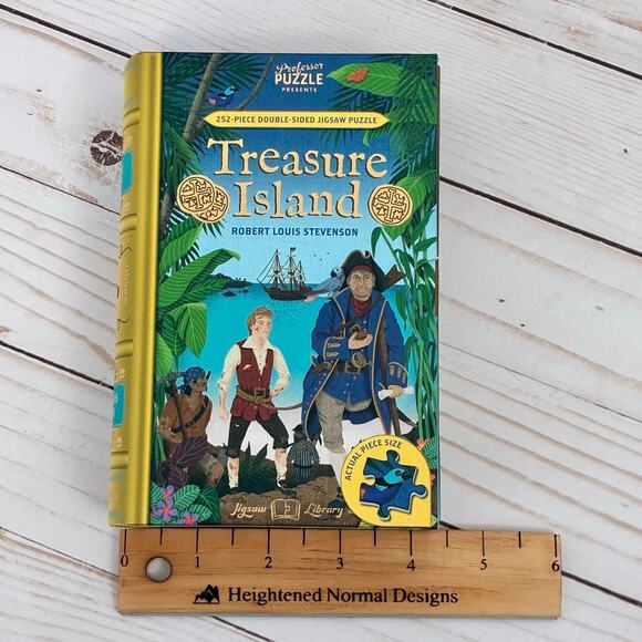 Treasure Island Double-Sided 252 Piece Jigsaw Puzzle - Picture 1 of 7